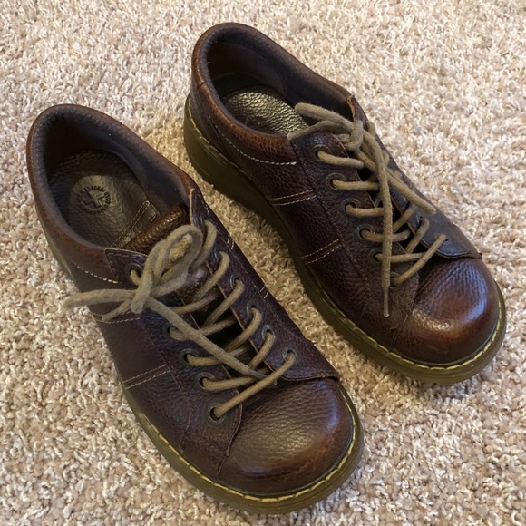 Dr. Martens Shoes - Dr. Martens Leather Bailey Oxford brown shoe 8